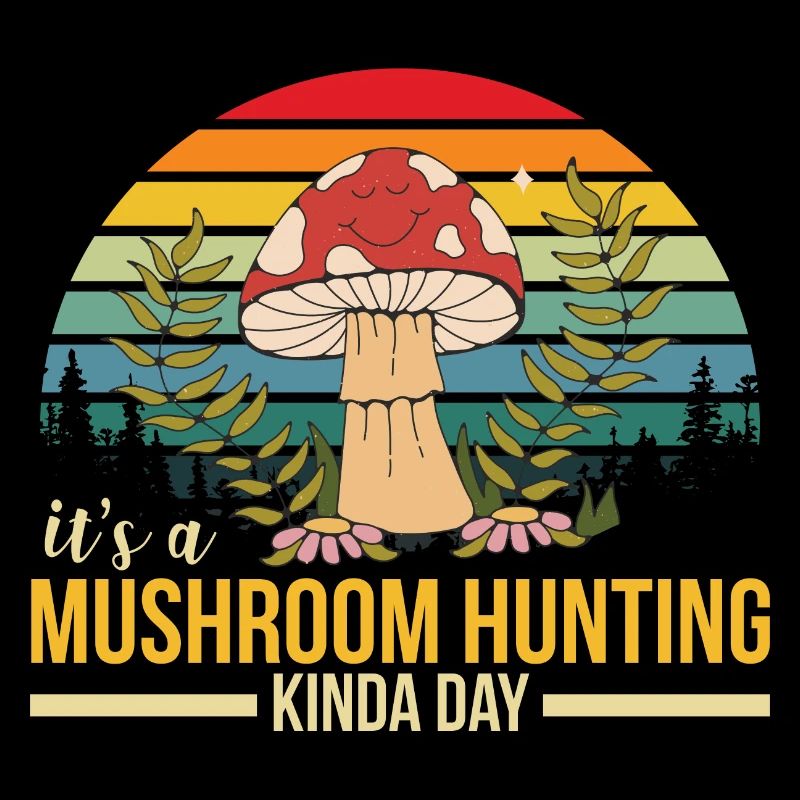 Cueilleurs de champignons et amis champignons