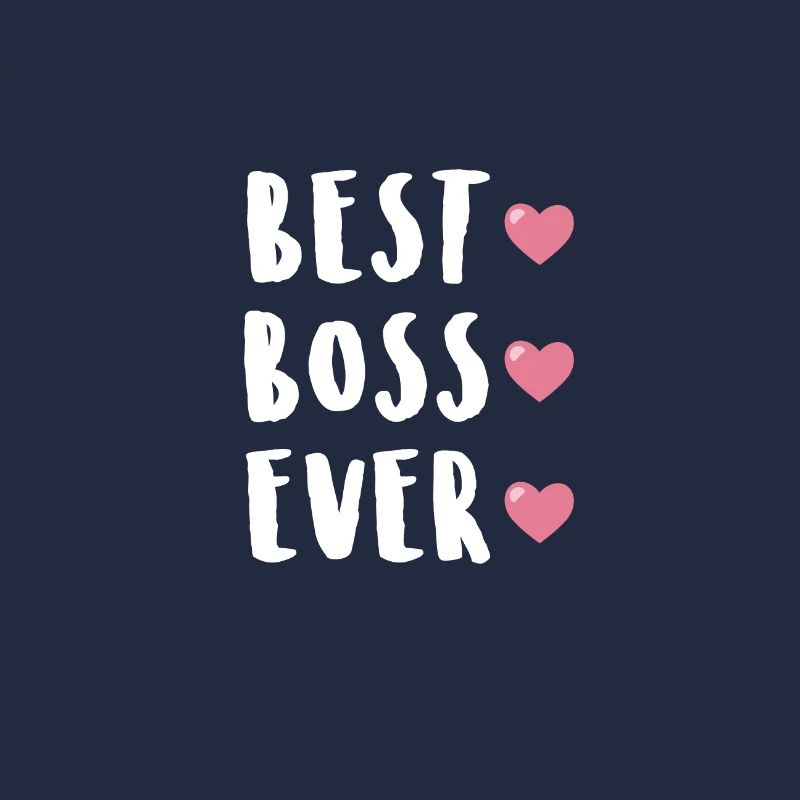 Best Boss Ever mit Herzchen Geschenk
