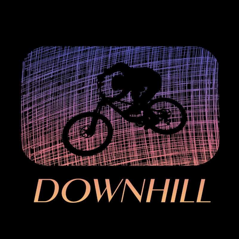 Downhill biken MTB