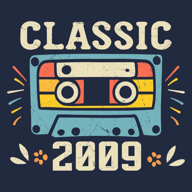 Vintage 2009 Retro Birthday Cassette 2009