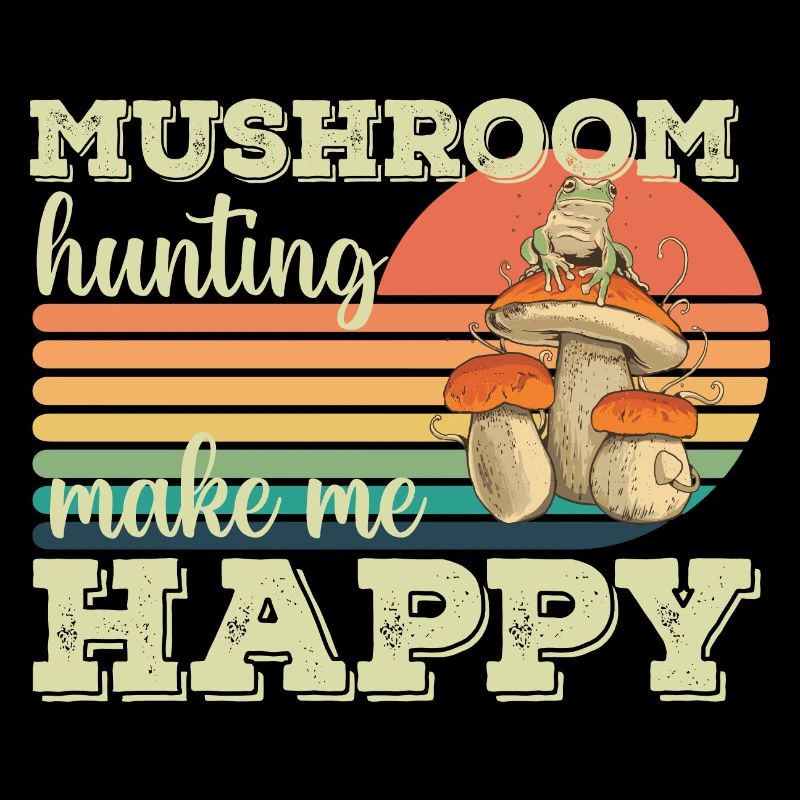 Cueilleurs de champignons et amis champignons