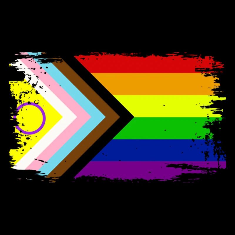 Progress Pride 2023 Flagge