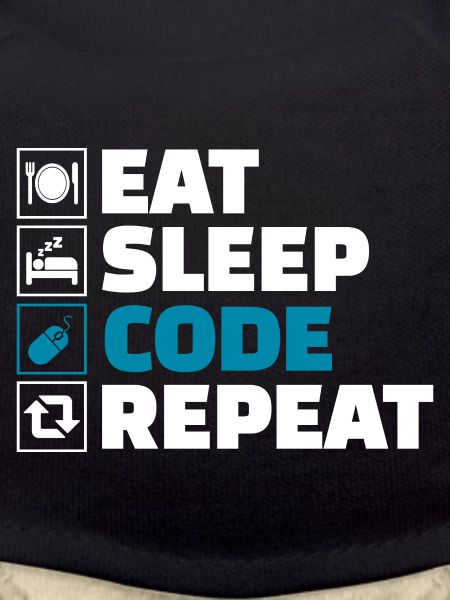 Eat Sleep Code Repeat Developer