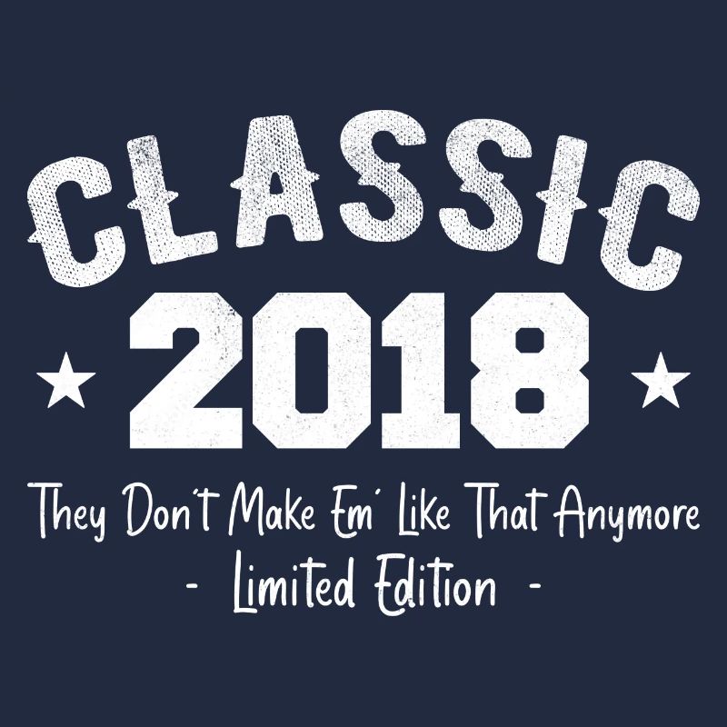 Geboren 2018 Vintage Classic Jubiläumsgeschenk 2018