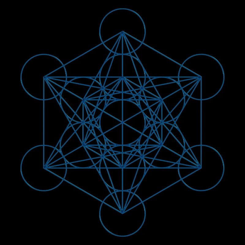 METATRONS WÜRFEL - blau