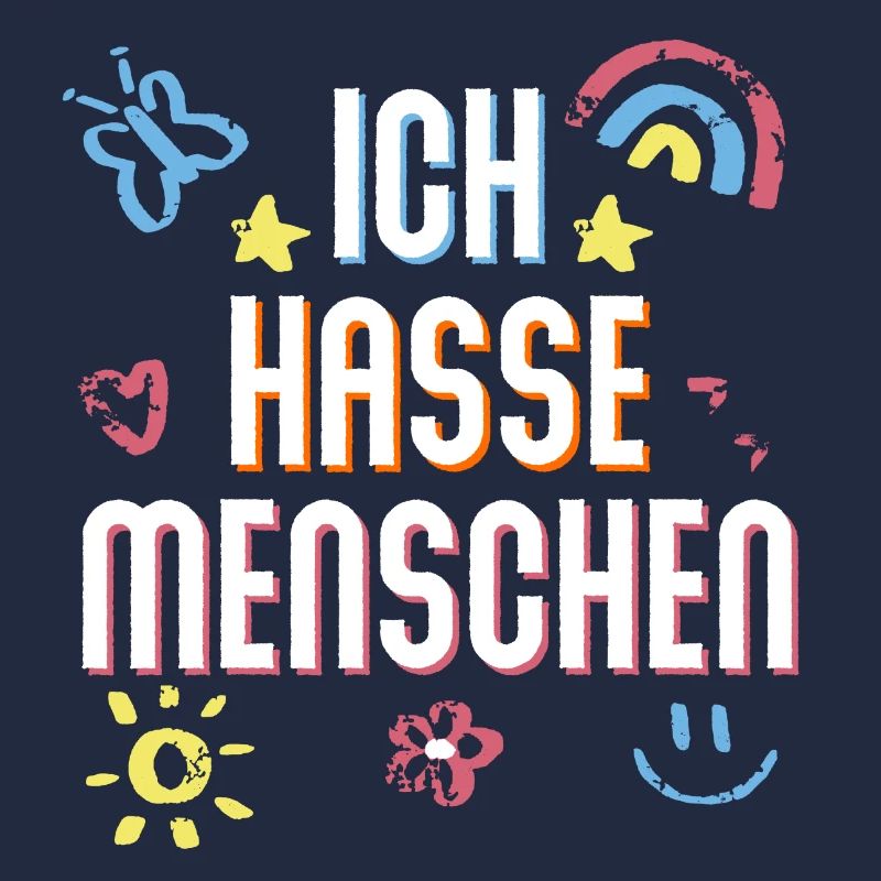 I HATE PEOPLE - Ich hasse Menschen - Geschenk Idee