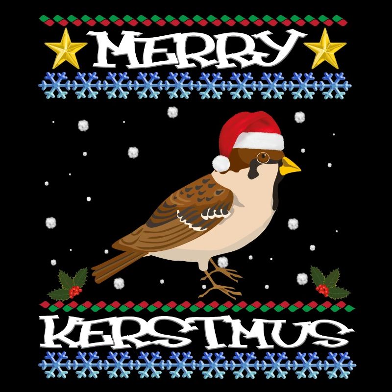 Noël pull moineau de Noël joyeux Noël