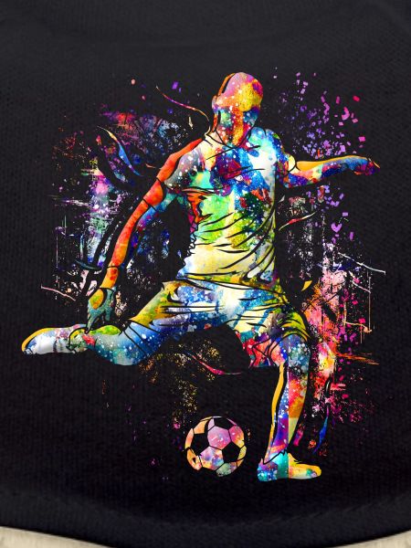 Playing soccer - Soccer player