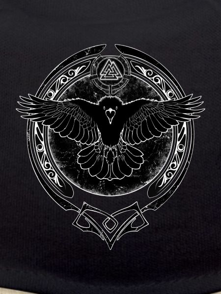Valknut raven