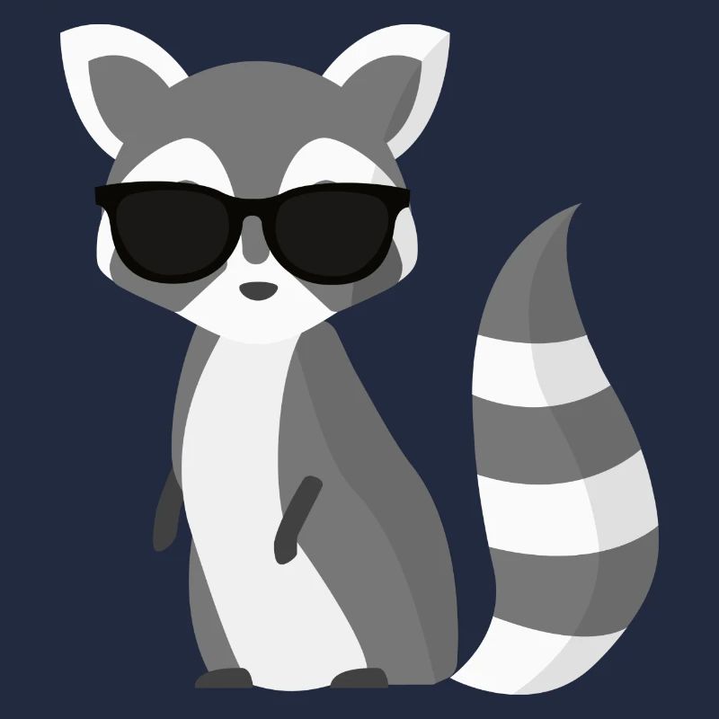 cooler Waschbär