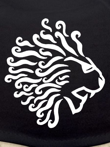 White lion and sunglasses
