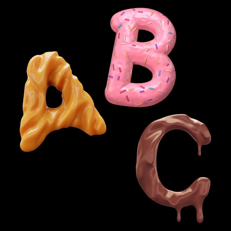 A B C