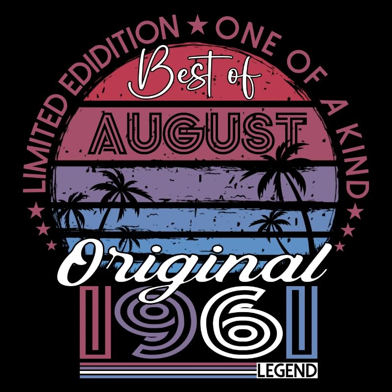 Original Août 1961 61st Birthday Gift
