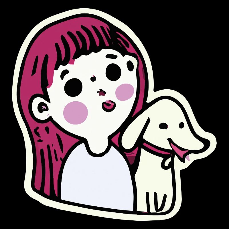 Dackel-Mädchen Hund Wiener