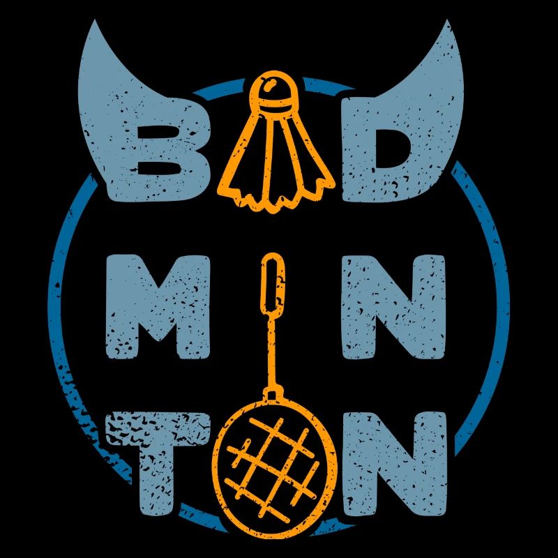 Badminton (Typo-Ball-Schläger-Edition)
