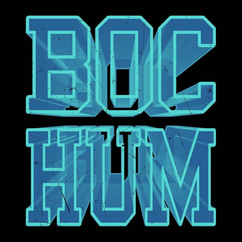 Bochum Germany City 3D Font Skyline