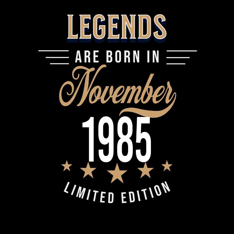 Legenden werden im November 1985 geboren
