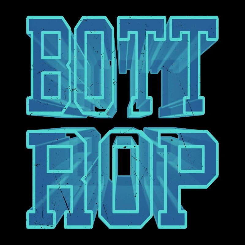 Bottrop Germany City 3D Font Skyline