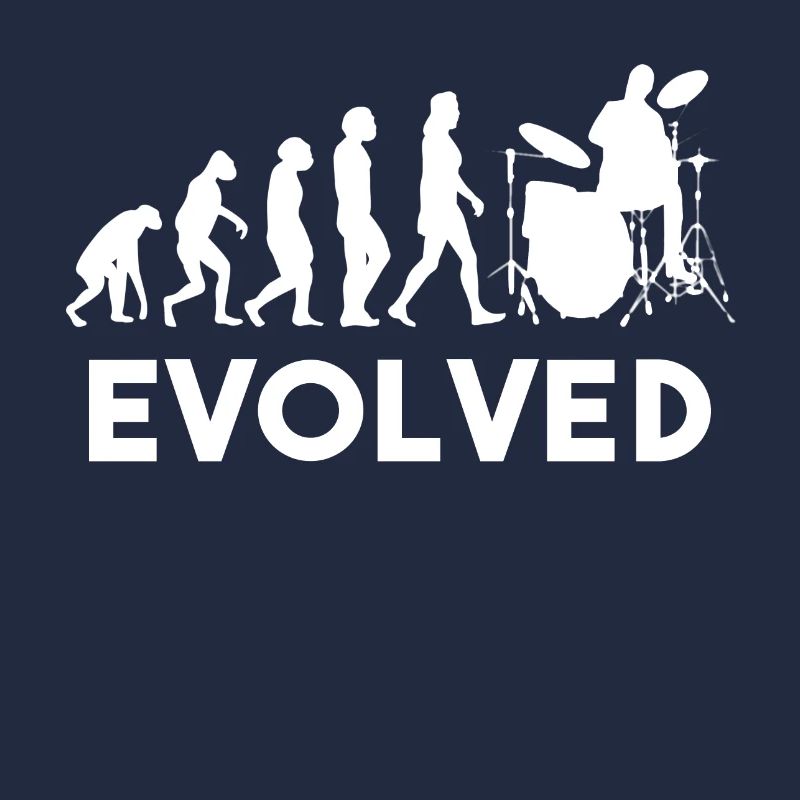 Drummer Schlagzeug Evolution