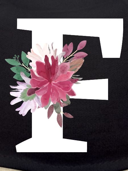 Letter f floral