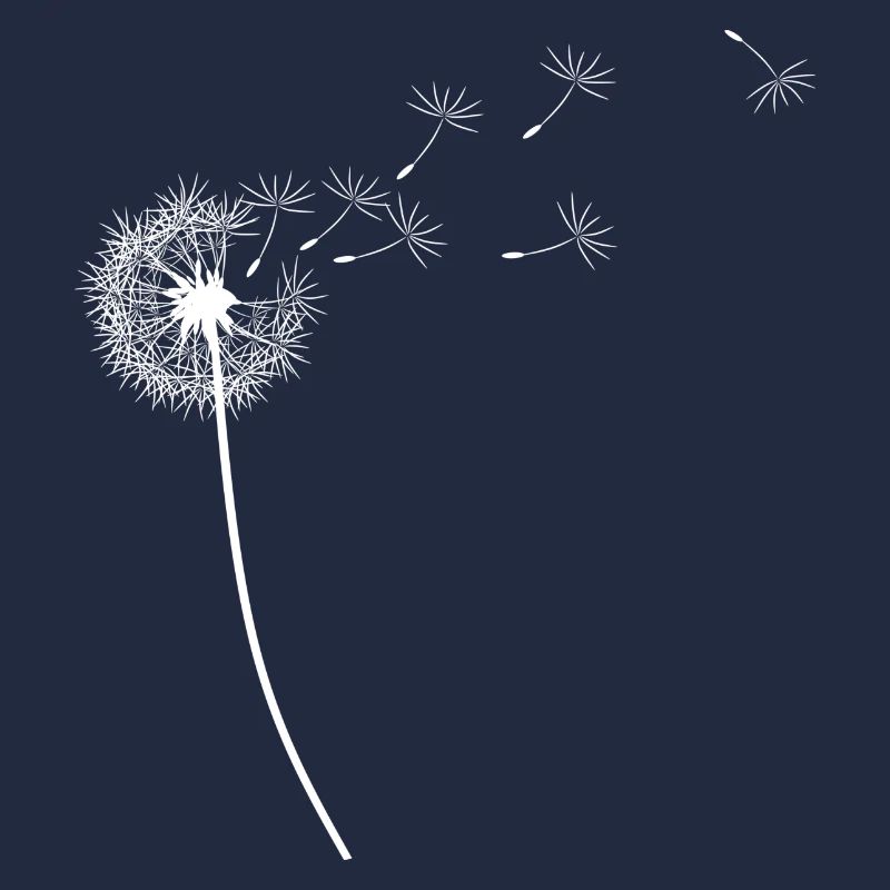 Dandelion in the wind