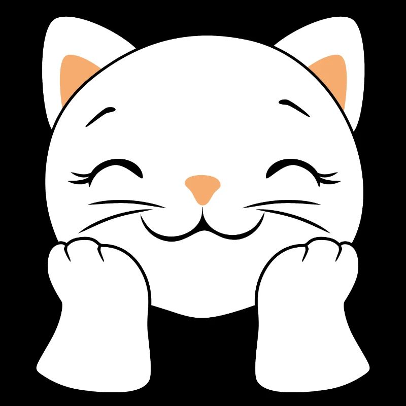 Chat heureux