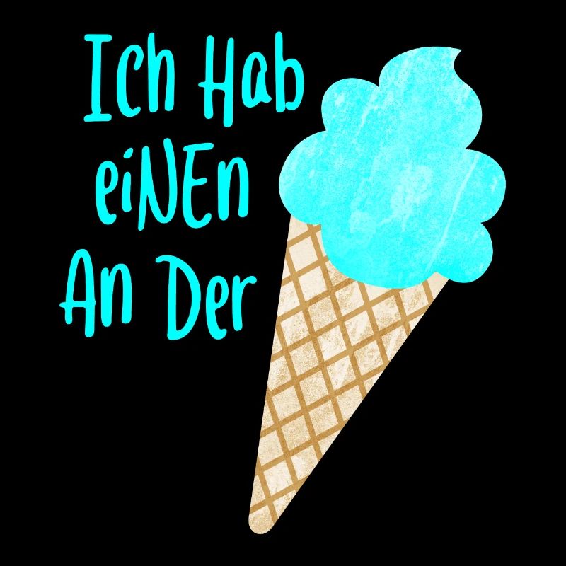 Einen an der Waffel coole Sprüche Eis Sommer Fun