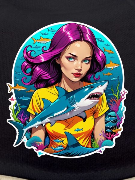 requin et femme