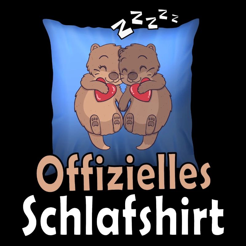Offizielles Schlafshirt mit Ottern