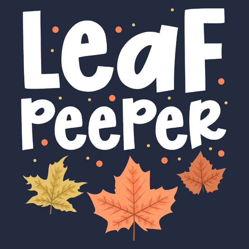 Leaf Peeper Peeping Automne Automne Saison Feuilles