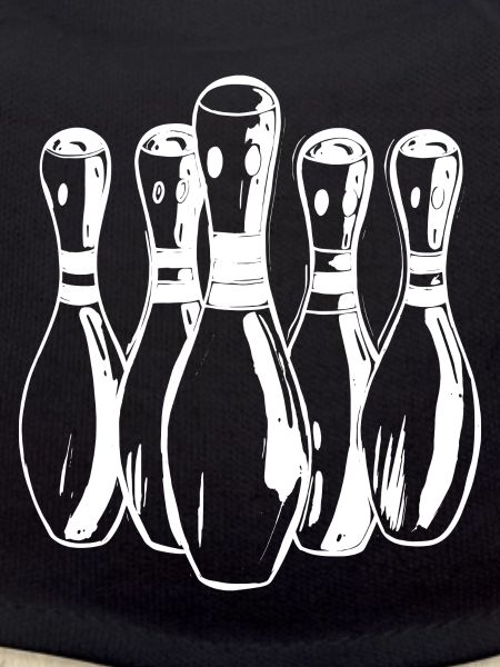 Cartoon Bowling Pins