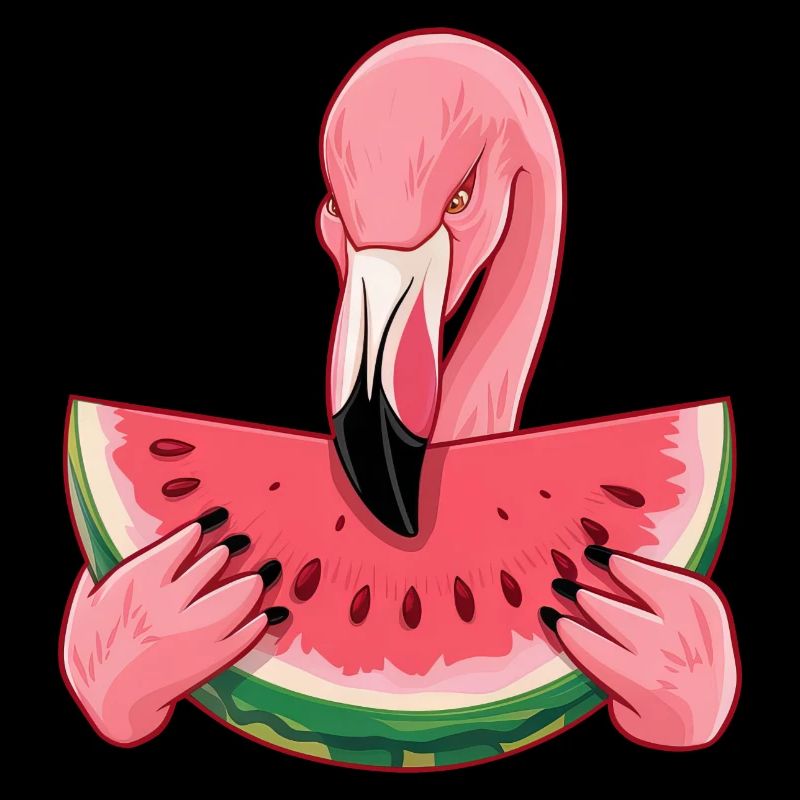 Délice de pastèque d’été Flamingo