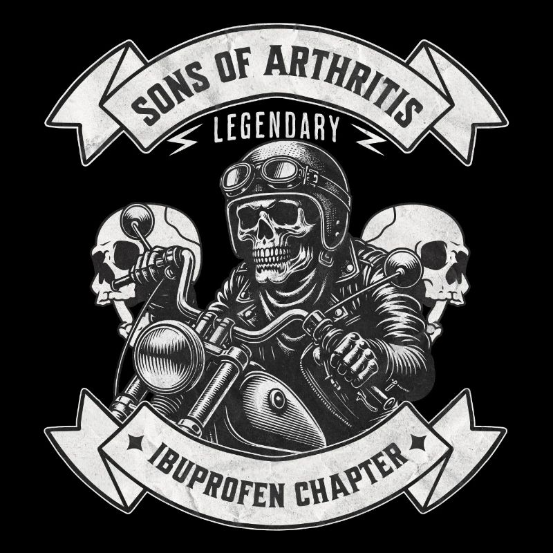 Sons of Arthritis Ibuprofen Chapter Biker