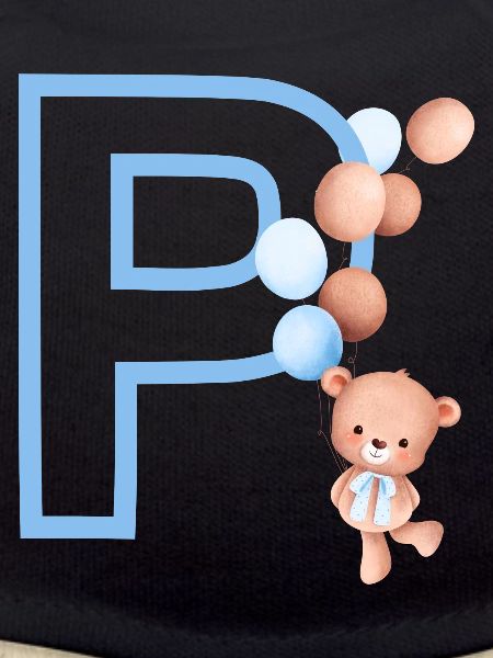 Blue Letter P Bear