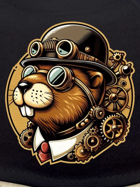 Beaver Steampunk Retro