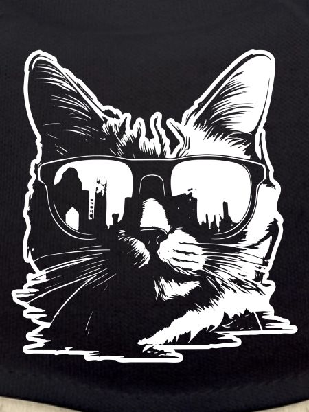 Sunglasses Cat Illustration