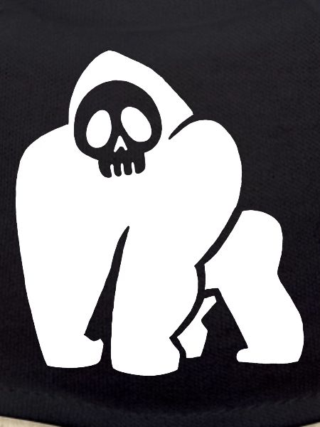 White Gorilla Skull