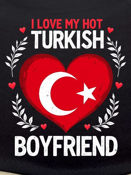 Turkish Relationship - Heart & Flag