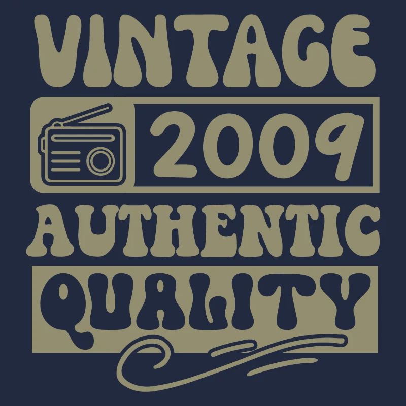 Authentic 2009 Millésime 2009 - Vintage 2009 Rétro