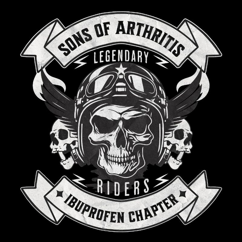 Sons of Arthritis Ibuprofen Chapter Biker