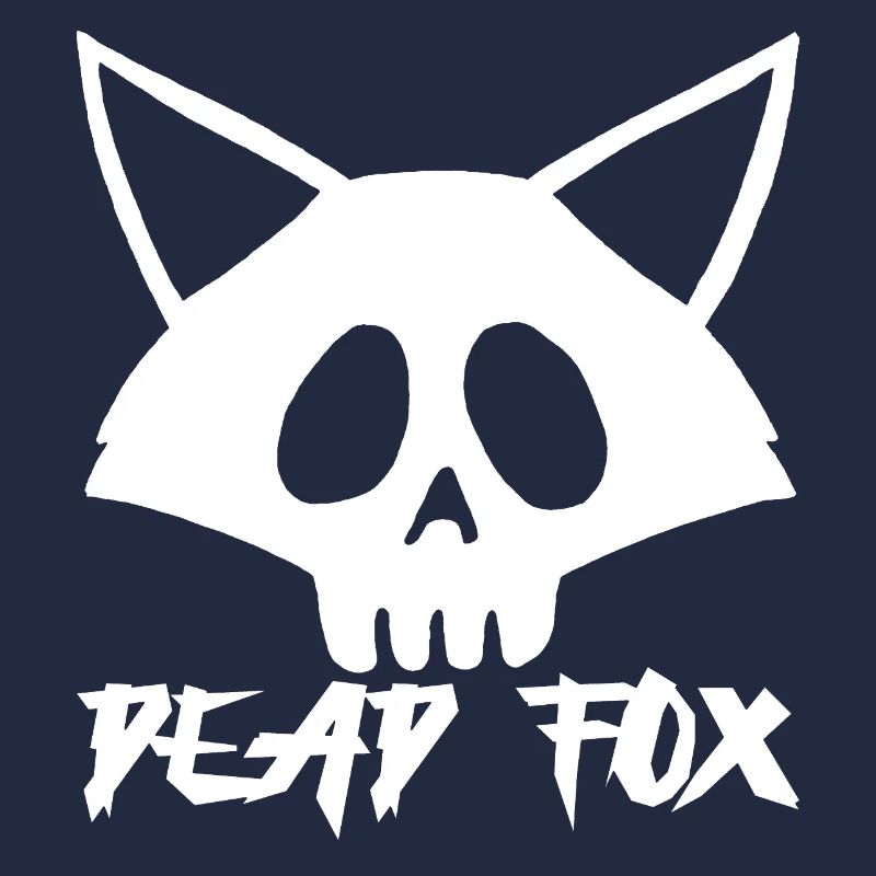 Weißer Fuchs Schädel