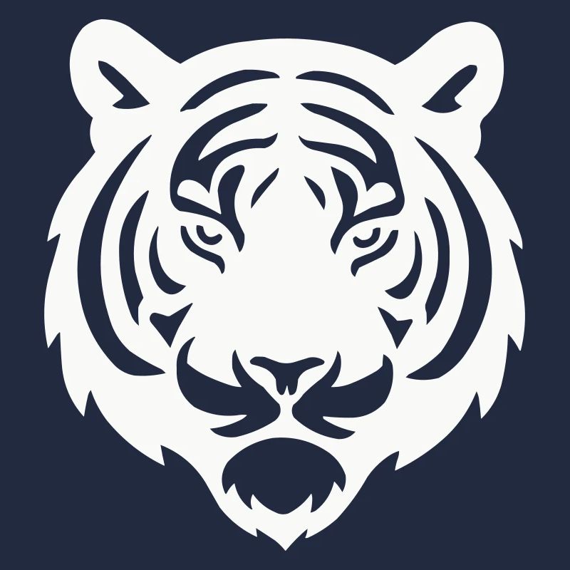 Tiger Kopf Silhouette