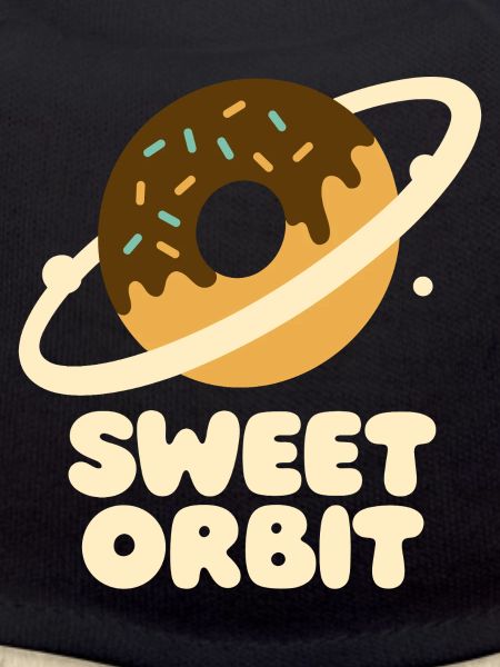 Cute Orbit Donut Planet