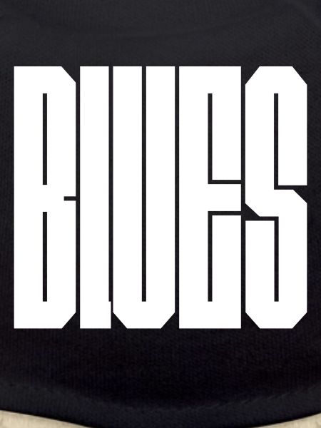 Blues bold logo design