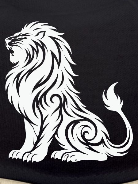 Tribal Löwe Silhouette