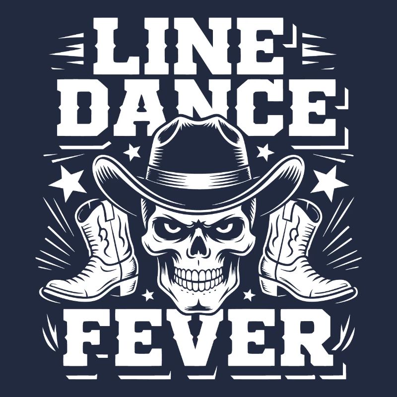 Line Dance Fever Skull