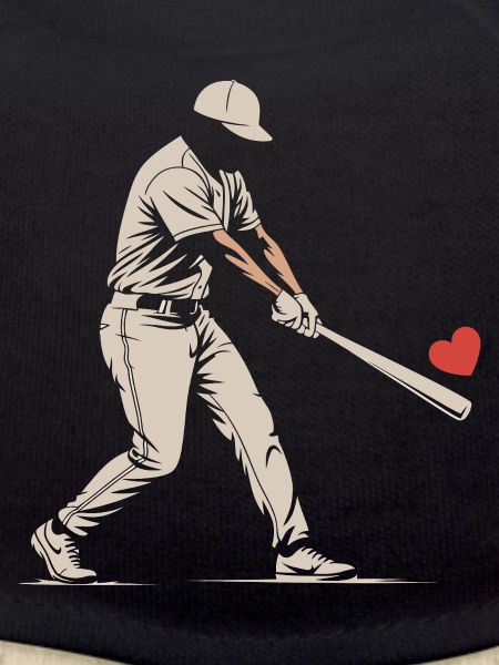 Silhouette Batter Baseball Valentines