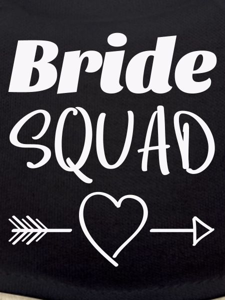 Braut Squad Herz Pfeil