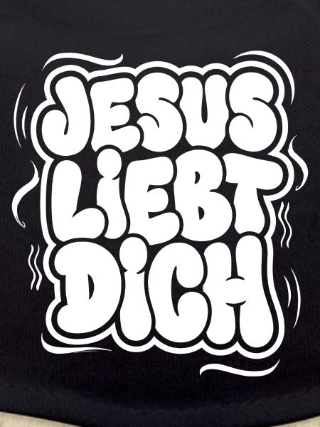 Jesus Loves You Bubblig Lettering