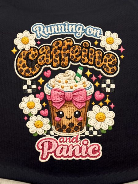 Café Chaos Patch Leopard Latte